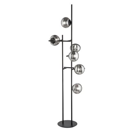 Ondaluce - Universeller Ersatz-Lampenschirm JEWEL, Ø 15 cm, rauchschwarz