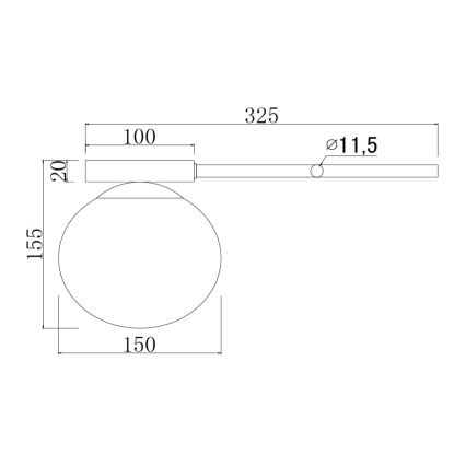 Ondaluce - Wandleuchte JEWEL 1xE14/10W/230V Gold/Weiß