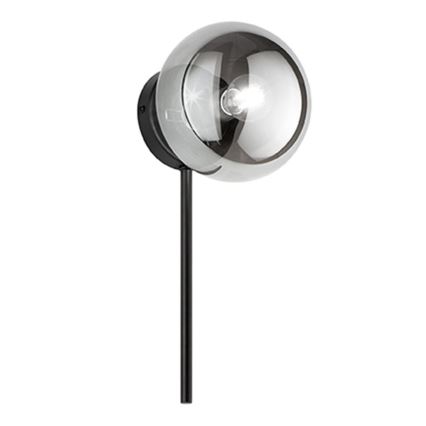 Ondaluce - Wandleuchte JEWEL 1xE14/10W/230V schwarz/rauchschwarz