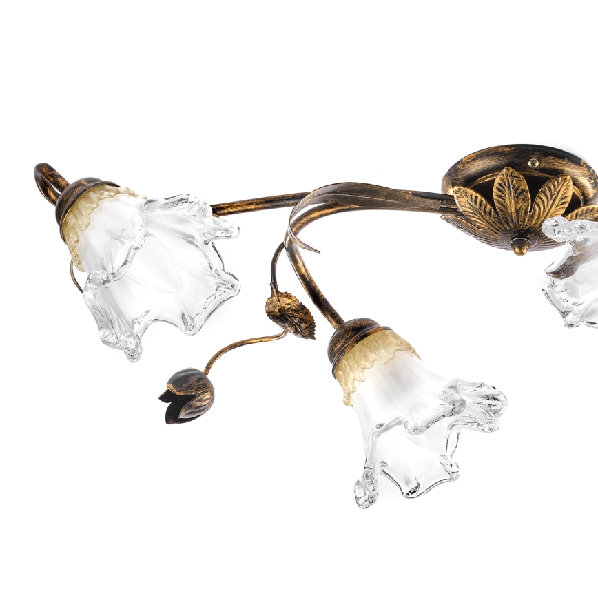 ONLI - Deckenleuchte ARIANNA 4xE14/6W/230V bronzefarben