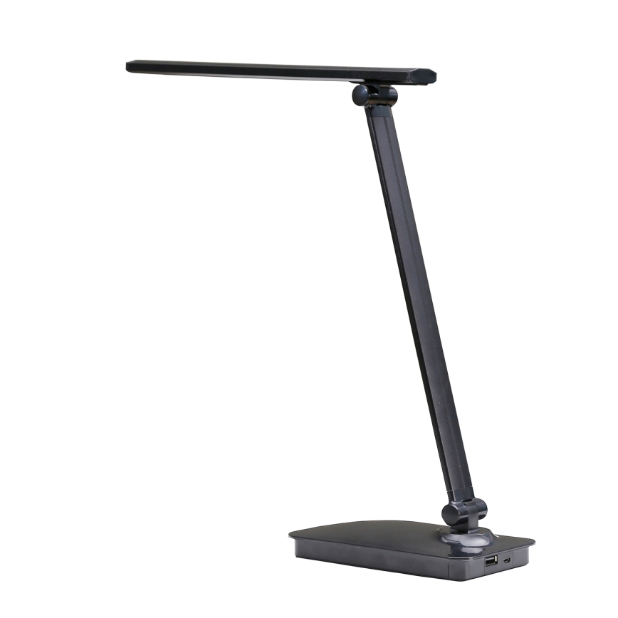 ONLI - Dimmbare LED-Tischleuchte mit USB-Anschluss DESKI LED/7W/230V 4000K schwarz