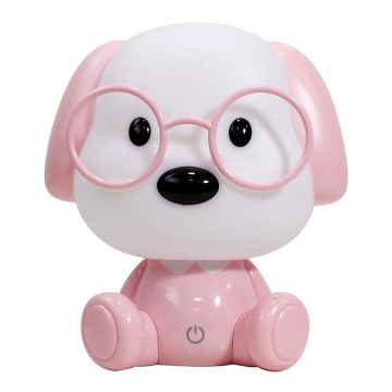 ONLI - dimmbares LED-Kinder-Nachtlicht PUPPIES LED/3W/230V 20 cm Hund/rosa