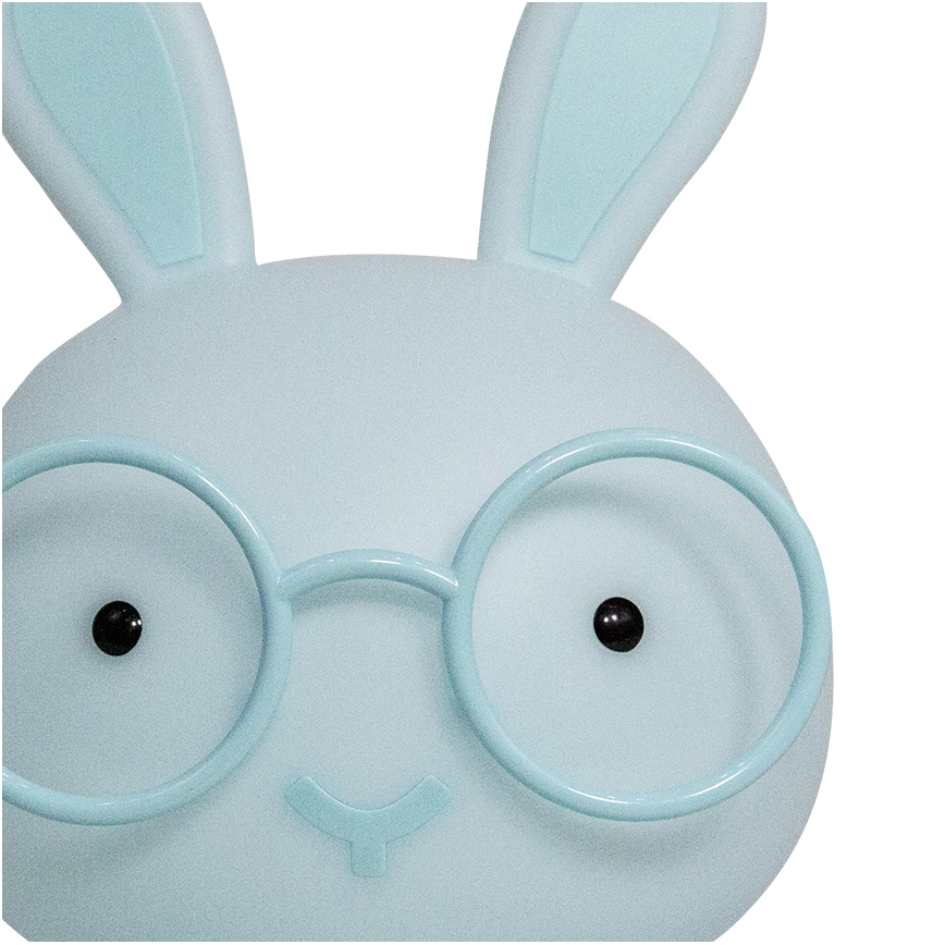 ONLI - LED Dimmbares Kinder-Nachtlicht PUPPIES LED/3W/230V 22 cm Häschen/blau