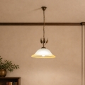 ONLI - Hängeleuchte an Kette MIRA 1xE27/22W/230V d 40 cm