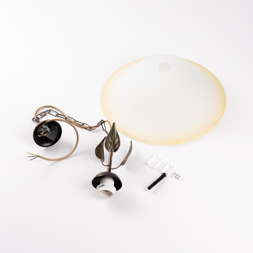 ONLI - Hängeleuchte an Kette MIRA 1xE27/22W/230V d 40 cm