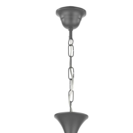 ONLI - Hängeleuchte an Kette SERENA 9xE14/6W/230V schwarz