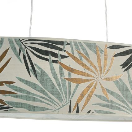 ONLI - Hängeleuchte FLORA 2xE27/22W/230V grün/golden