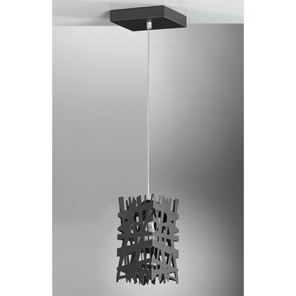 ONLI - Hängeleuchte FORESTA 1xE27/15W/230V schwarz