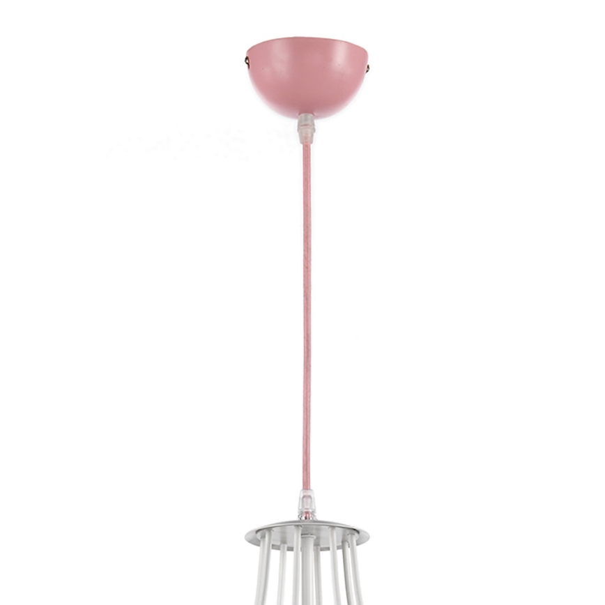 ONLI - Hängeleuchte für Kinder TITTA 1xE27/22W/230V rosa