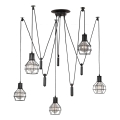 ONLI - Hängeleuchte SPINNE 5xE27/15W/230V Spinne schwarz