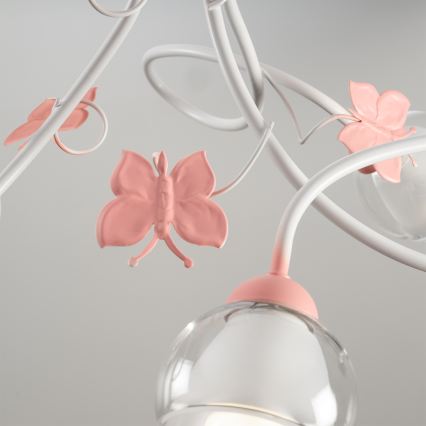 ONLI - Kinder-Hängelampe BUTTERFLY 3xE14/6W/230V