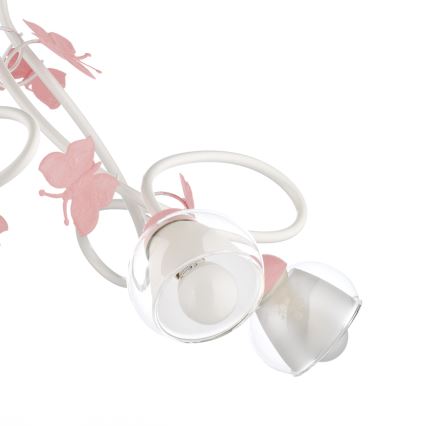 ONLI - Kinder-Hängelampe BUTTERFLY 5xE14/6W/230V