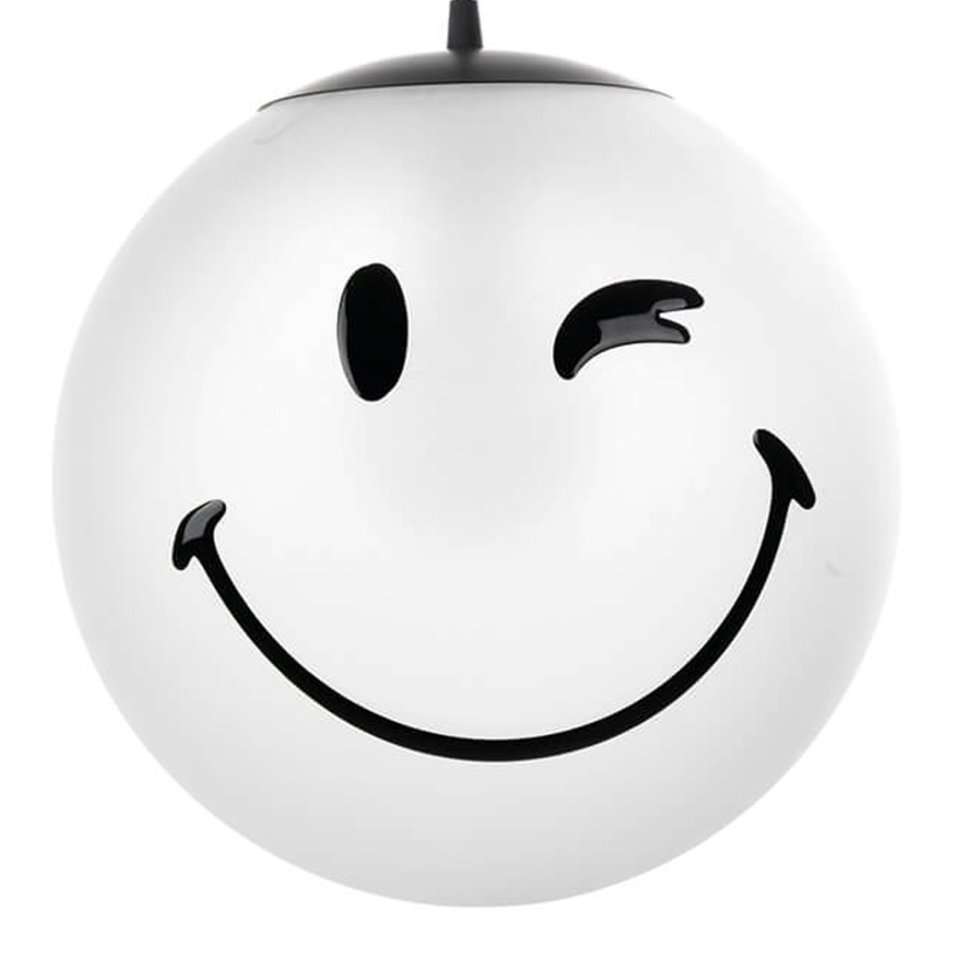 ONLI - Kinder-Pendelleuchte mit Kabel SMILEY 1xE27/15W/230V weiß