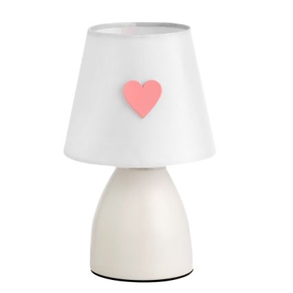 ONLI - Kinderlampe TITTA 1xE14/6W/230V 20 cm weiß