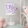 ONLI - Kleine Kinderleuchte TITILLA 1xE14/6W/230V 22 cm violett/weiß