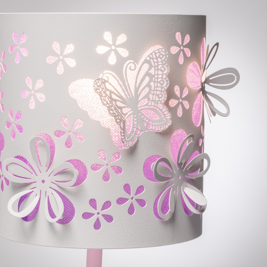 ONLI - Kleine Kinderleuchte TITILLA 1xE14/6W/230V 22 cm violett/weiß