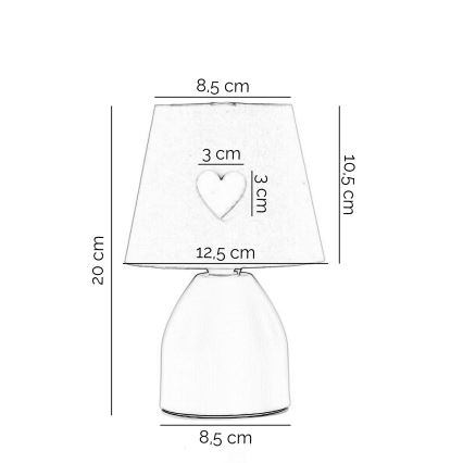 ONLI - Kleine Kinderleuchte TITTA 1xE14/6W/230V 20 cm rosa
