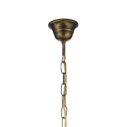 ONLI - Kronleuchter mit Kette MILVIA 5xE14/6W/230V bronzefarben