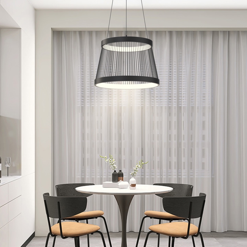 ONLI - LED-Hängeleuchte MATE LED/40W/230V 4000K schwarz