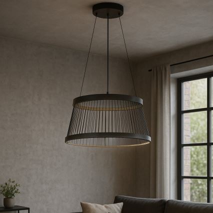 ONLI - LED-Hängeleuchte MATE LED/40W/230V 4000K schwarz