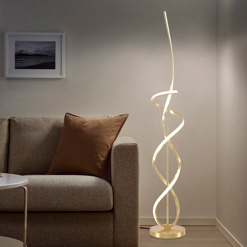 ONLI - LED-Stehleuchte TWIST LED/31W/230V 4000K golden