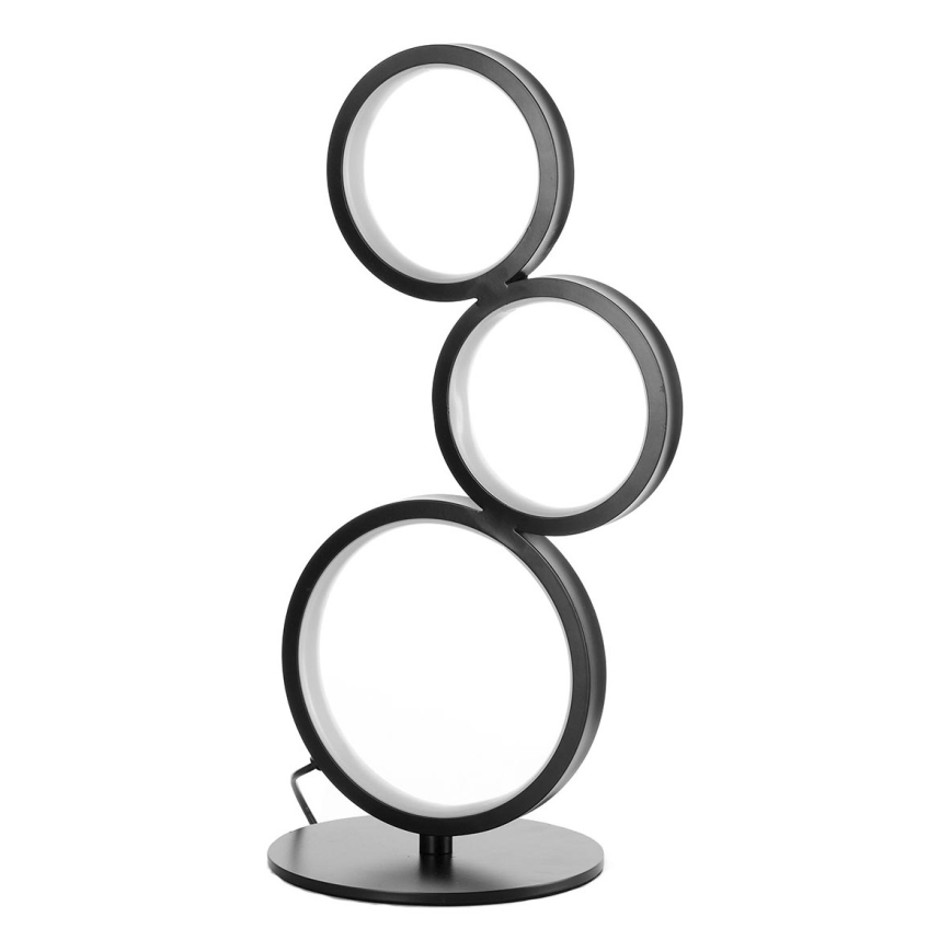 ONLI - LED-Tischlampe RINGS LED/17W/230V 4000K 37 cm schwarz