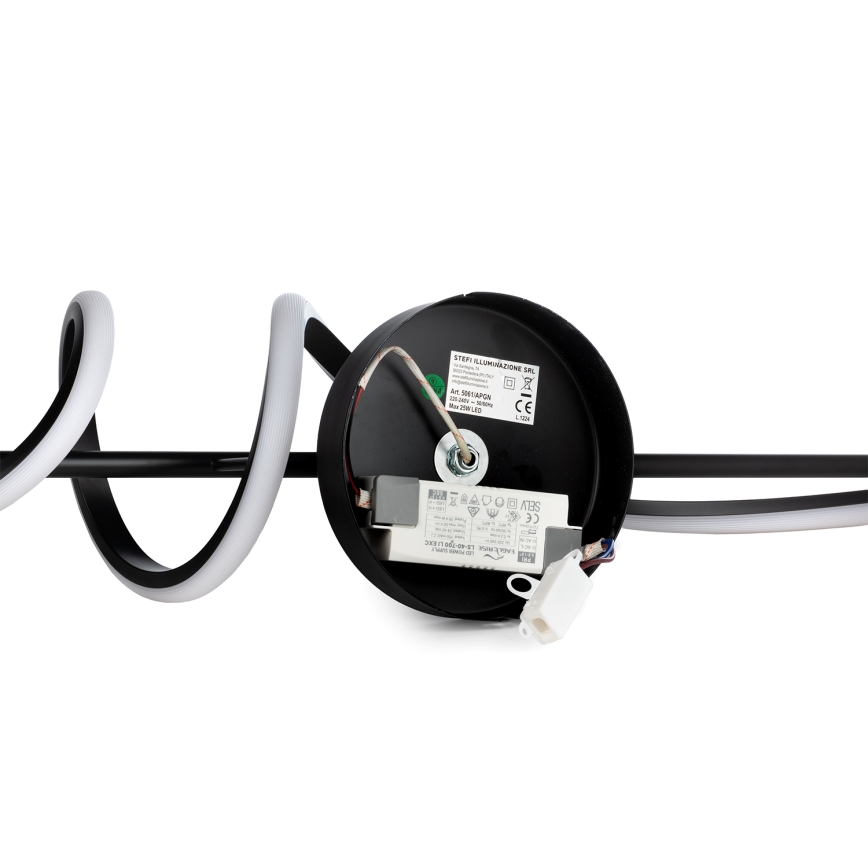 ONLI - LED-Wandleuchte TWIST LED/25W/230V 4000K schwarz