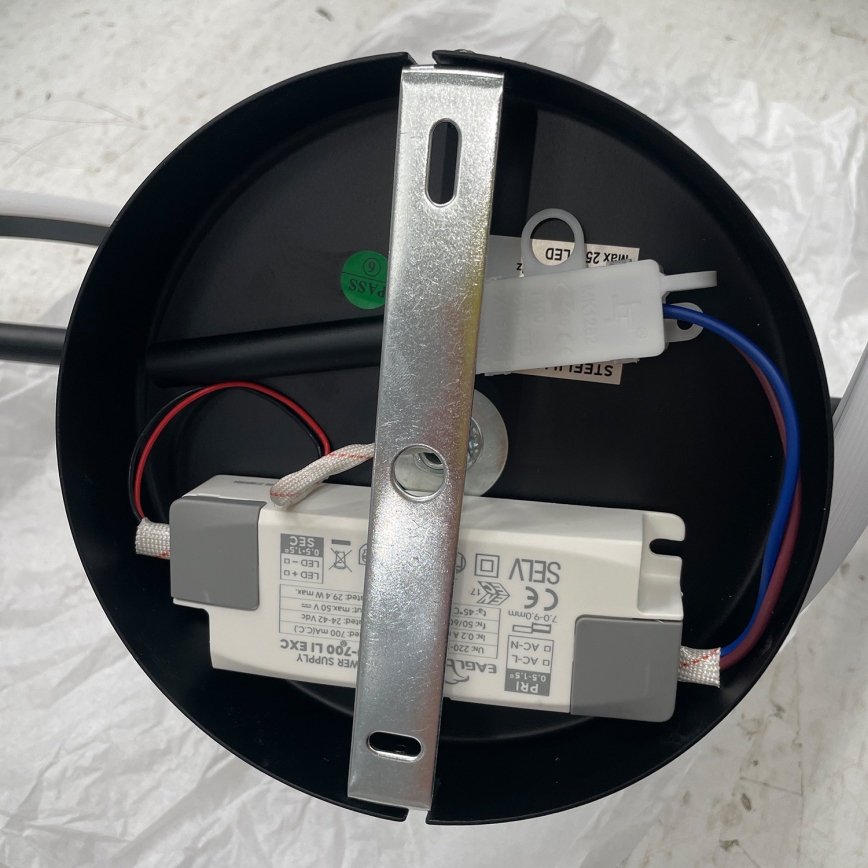 ONLI - LED-Wandleuchte TWIST LED/25W/230V 4000K schwarz