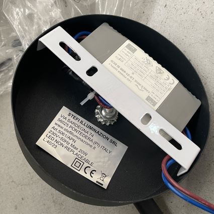 ONLI - LED-Wandleuchte TWIST LED/6W/230V 4000K schwarz