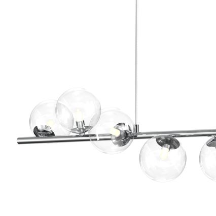 ONLI - Pendelleuchte an Kabel KIMBERLY 8xG9/6W/230V Hochglanzchrom