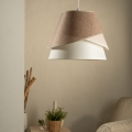 ONLI - Pendelleuchte POLLON mit Kabel 1xE27/15W/230V braun/creme/beige