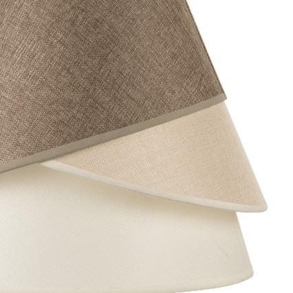 ONLI - Pendelleuchte POLLON mit Kabel 1xE27/15W/230V braun/creme/beige