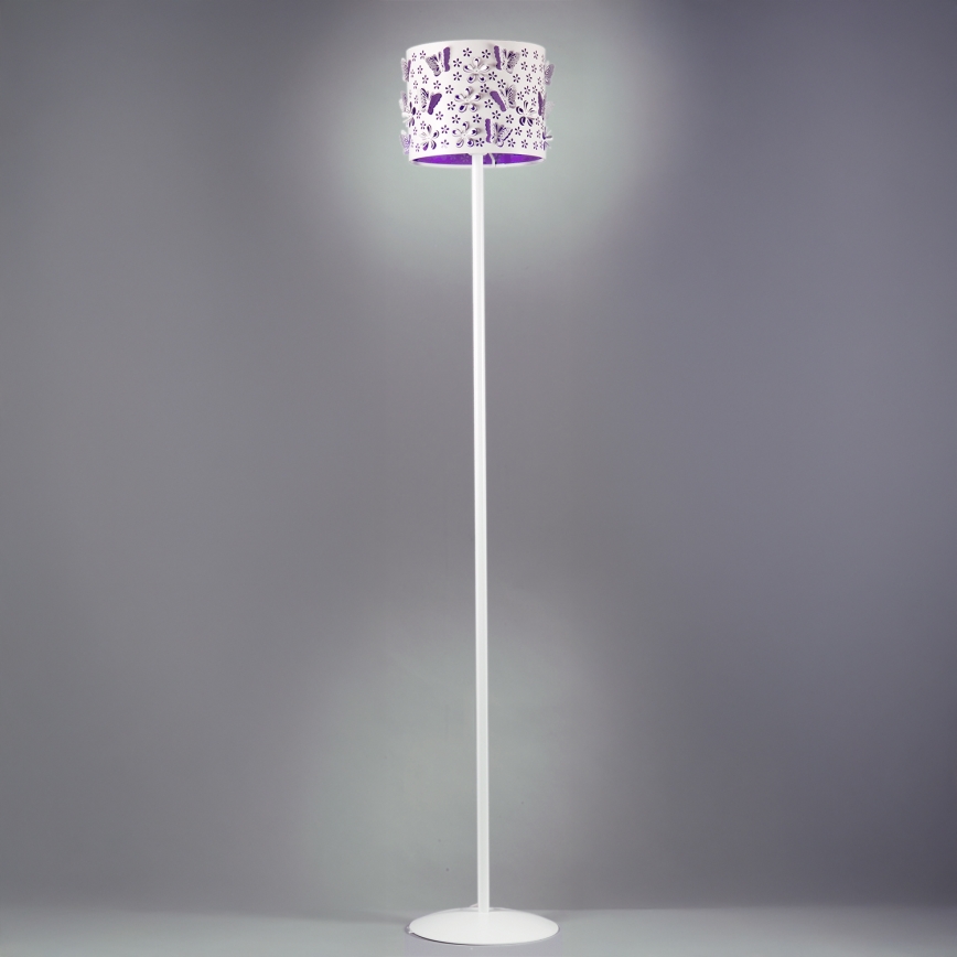 ONLI - Stehleuchte TITILLA 1xE27/22W/230V violett/weiß
