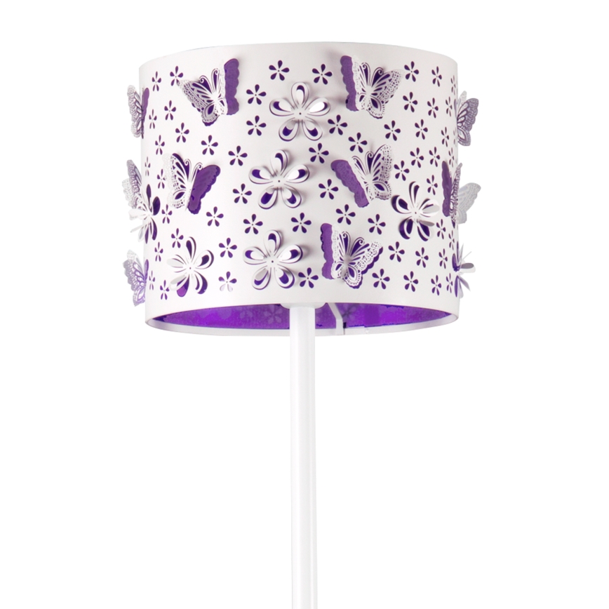 ONLI - Stehleuchte TITILLA 1xE27/22W/230V violett/weiß