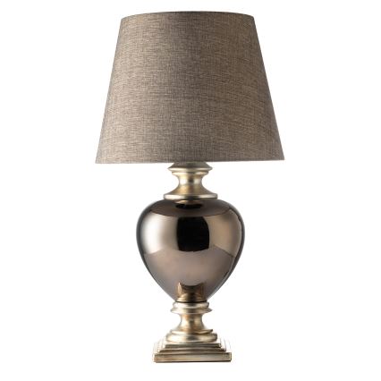 ONLI - Tischlampe AMADEUS 1xE27/15W/230V grau