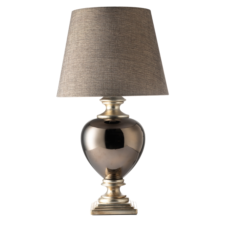 ONLI - Tischlampe AMADEUS 1xE27/15W/230V grau