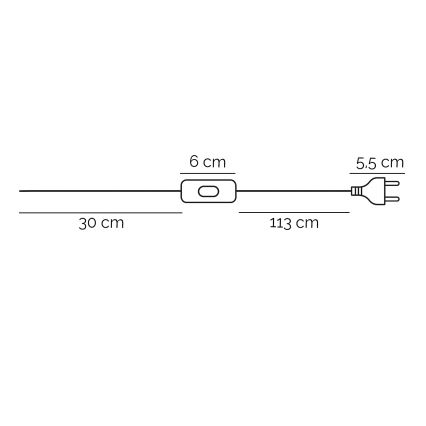 ONLI - Tischlampe AMADEUS 1xE27/15W/230V grau