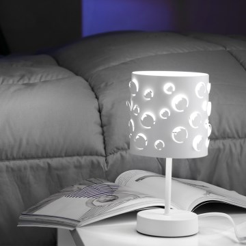 ONLI - Tischlampe BOLLICINE 1xE14/6W/230V 22 cm weiß