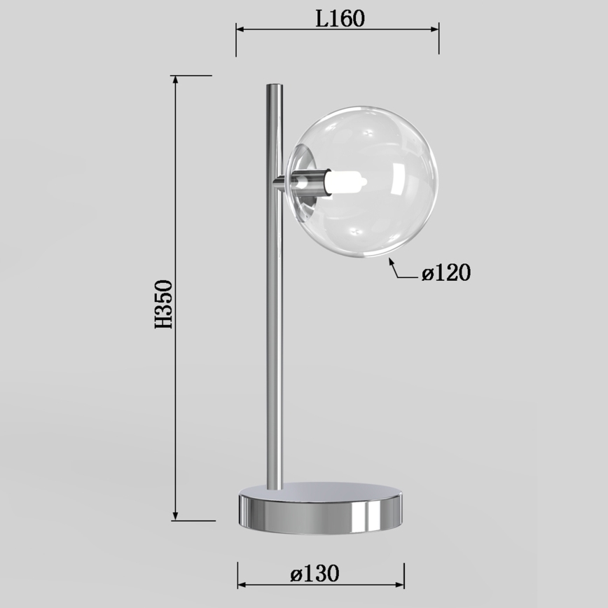 ONLI - Tischlampe KIMBERLY 1xG9/6W/230V glänzender Chrom