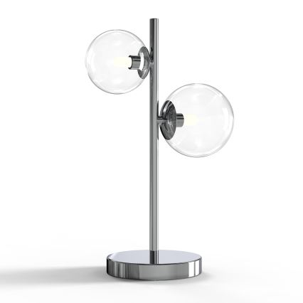 ONLI - Tischlampe KIMBERLY 2xG9/6W/230V 40 cm glänzender Chrom
