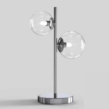 ONLI - Tischlampe KIMBERLY 2xG9/6W/230V 40 cm glänzender Chrom