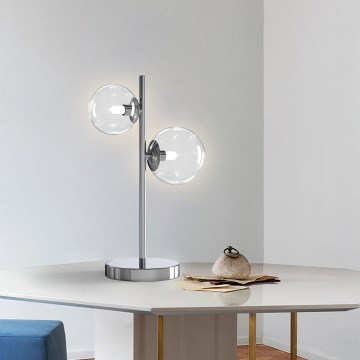 ONLI - Tischlampe KIMBERLY 2xG9/6W/230V glänzender Chrom