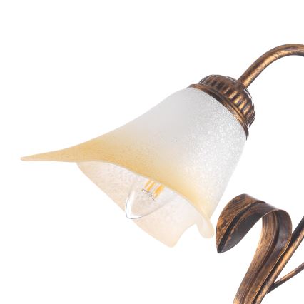 ONLI - Tischlampe LUCREZIA 1xE14/6W/230V Bronze