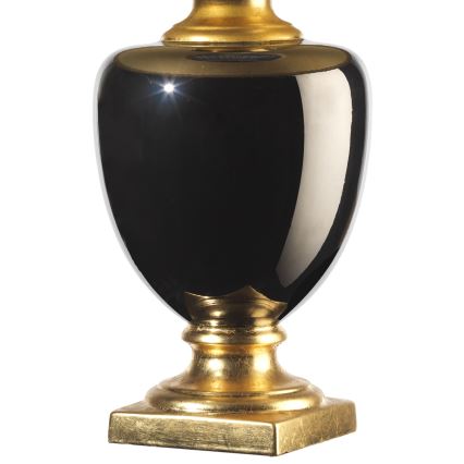 ONLI - Tischlampe MOZART 1xE27/22W/230V schwarz/gold 75 cm