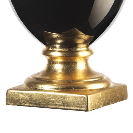 ONLI - Tischlampe MOZART 1xE27/22W/230V schwarz/gold 75 cm