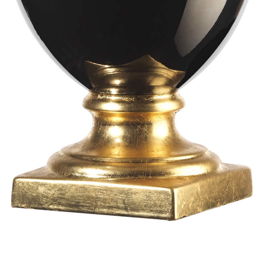 ONLI - Tischlampe MOZART 1xE27/22W/230V schwarz/gold 75 cm