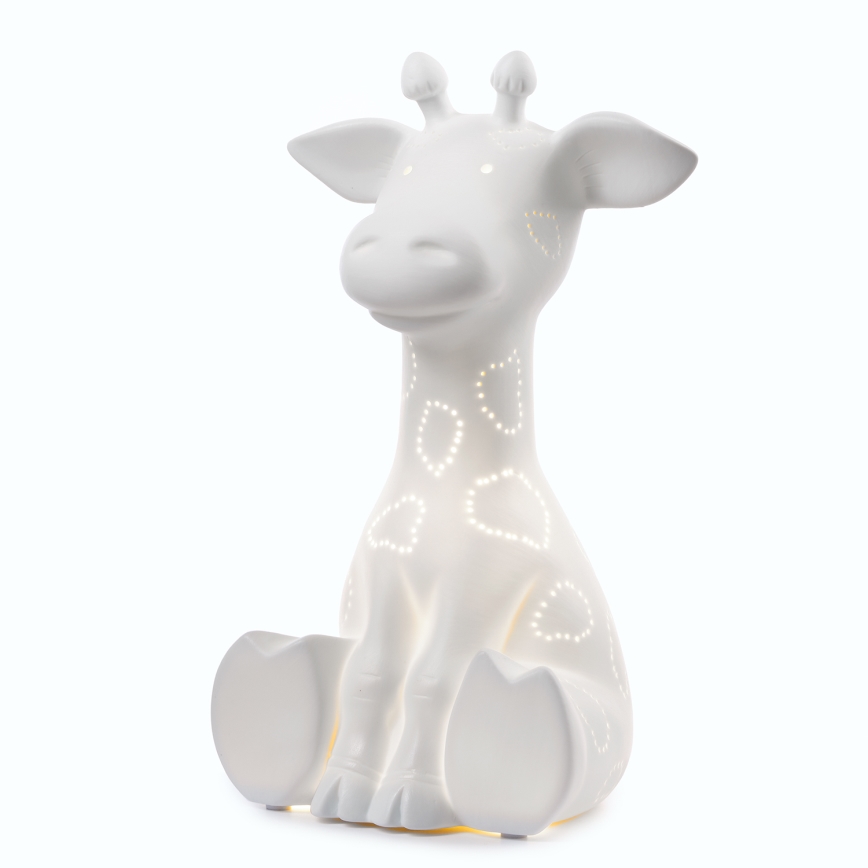 ONLI - Tischlampe PORCELLANA 1xE14/6W/230V 30 cm Giraffe