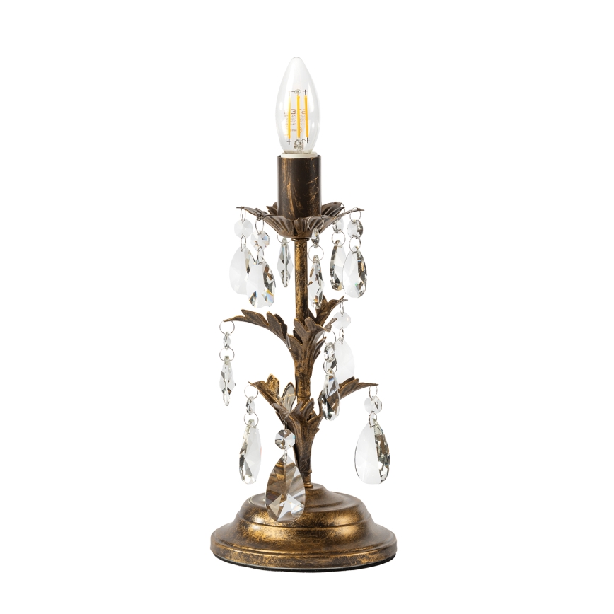 ONLI - Tischlampe TERESA 1xE14/6W/230V Bronze