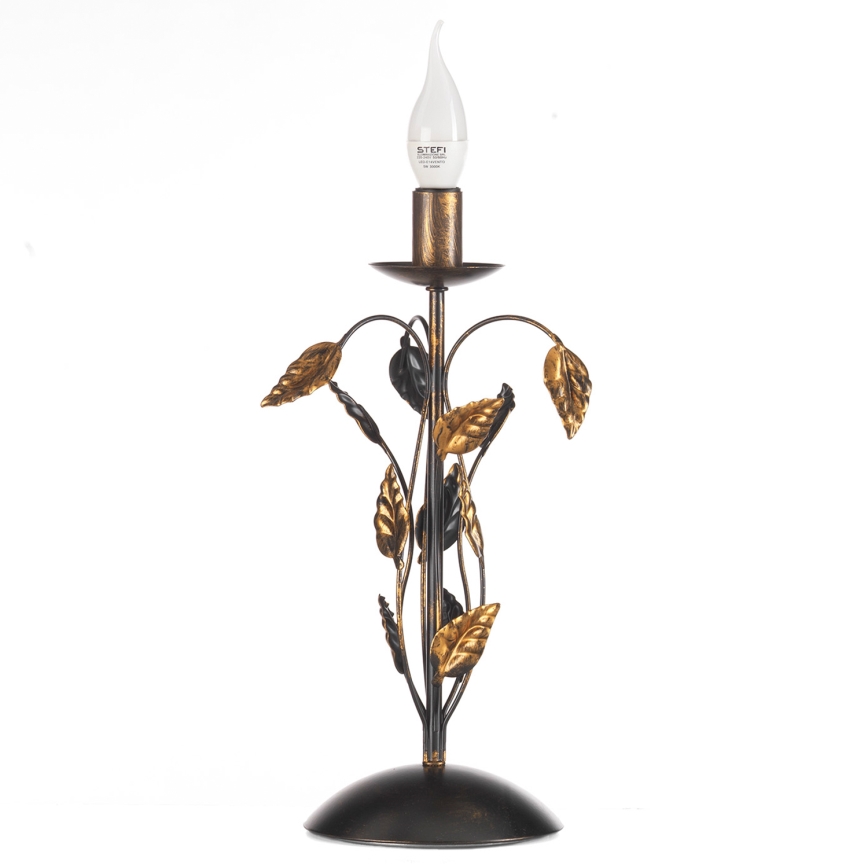 ONLI - Tischleuchte COLLANA 1xE14/6W/230V 40 cm bronzen