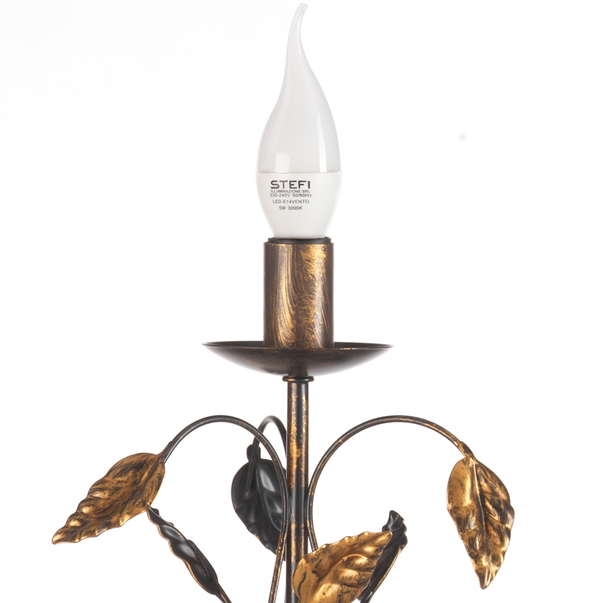 ONLI - Tischleuchte COLLANA 1xE14/6W/230V 40 cm bronzen